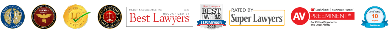 Hilder Law Firm "Best Law Firm" Badges