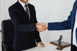 A white collar crime defense attorney working to secure the best outcome for their client.