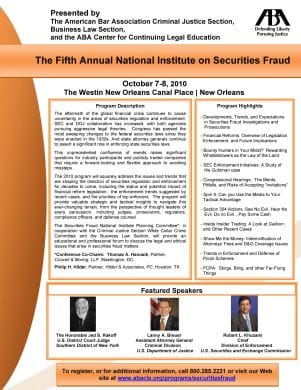 Small Securities Fraud
